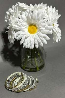 Pulsera envolvente Silpada KR Collection cristales de vidrio perlas latón KRB0003 Foto 1 de 2