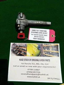Used Porsche 911/912 1965-69 Steering Lock Assembly With Ignition Switch - Picture 1 of 4
