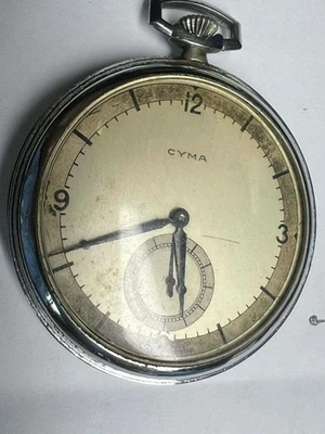 Cyma pocket watch part  Cal REF 587 , missing escapement wheel and bridge - Image 1 of 4