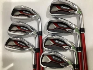TaylorMade AERO BURNER Iron Set 5-9,Pw,Aw 7pc Flex Stiff TM7-415 Graphite - Picture 1 of 6