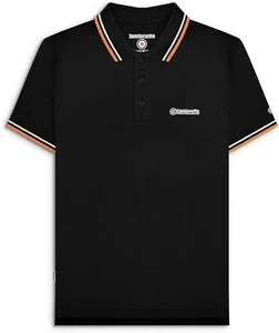 Lambretta Tipped Polo Black / White / Marmalade - Bild 1 von 2
