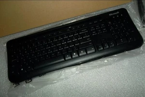 Microsoft Wired Keyboard 400 for SOHO w/Mouse USB 1576 1113 1621 5MH-00001 NEW - Picture 1 of 3