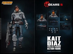 Storm Toys Gears of War 5 1/12 scale Kait Diaz Arctic Armor action figure - Picture 1 of 6