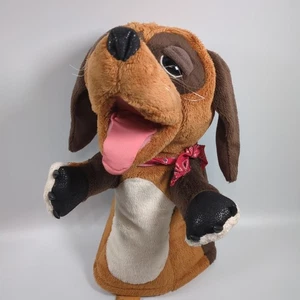 Folkmanis Quality Comfortable Puppets Pretend Fun Animal Puppets (Stage Dog) - Picture 1 of 12