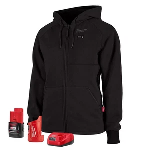 Milwaukee 336B-21M Heated Jacket Hoodie Kit BLACK , Size M - Picture 1 of 1