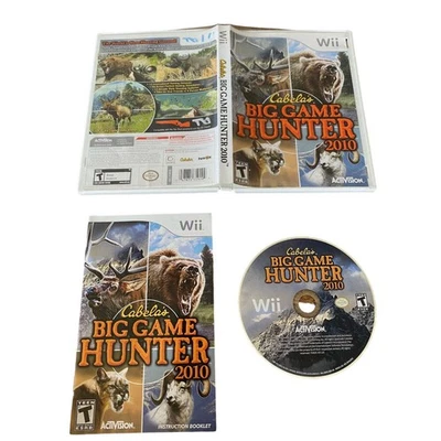 Cabela's Big Game Hunter 2010 Nintendo Wii Genuine OEM Authentic - Image 1 of 4