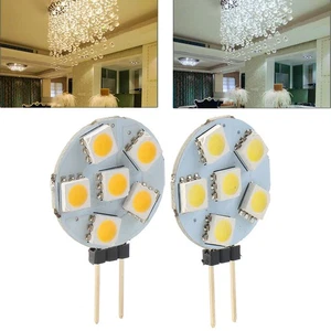 DC12V G4 Super Bright Flat Light 5050 SMD 6 LED Bulb Lamp 180 Degree For Car - Picture 1 of 26