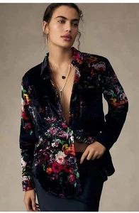 Camisa Anthropologie The Hadley Relaxed Buttondown de Pilcro: Velvet Edition 2XS - Imagen 1 de 11