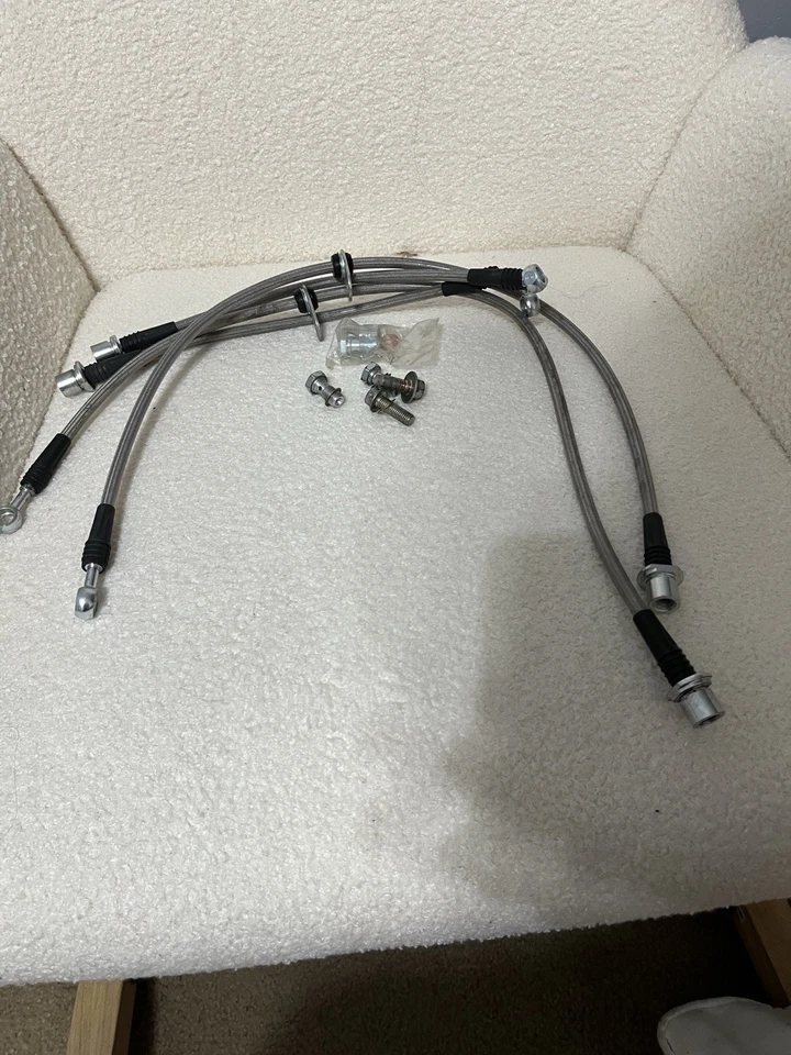 Techna-Fit Stainless Steel FRONT REAR Brake Line For 2006-2018 Toyota Rav4 - Image 1 of 1