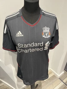 Adidas LIVERPOOL Auswärts FUSSBALL SHIRT TRIKOT GRÖSSE S Brustumfang 38 Nr 7 Suarez - Bild 1 von 4