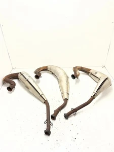 96 1996 Polaris XCR 600 SP Xcr600 sp OEM Triple Exhaust PIpes Shield READ - Picture 1 of 20