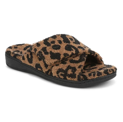 Zapatillas BEST SELLER VIONIC RELAX II - Terry Leopardo Marrón, MEDIANAS Foto 1 de 4