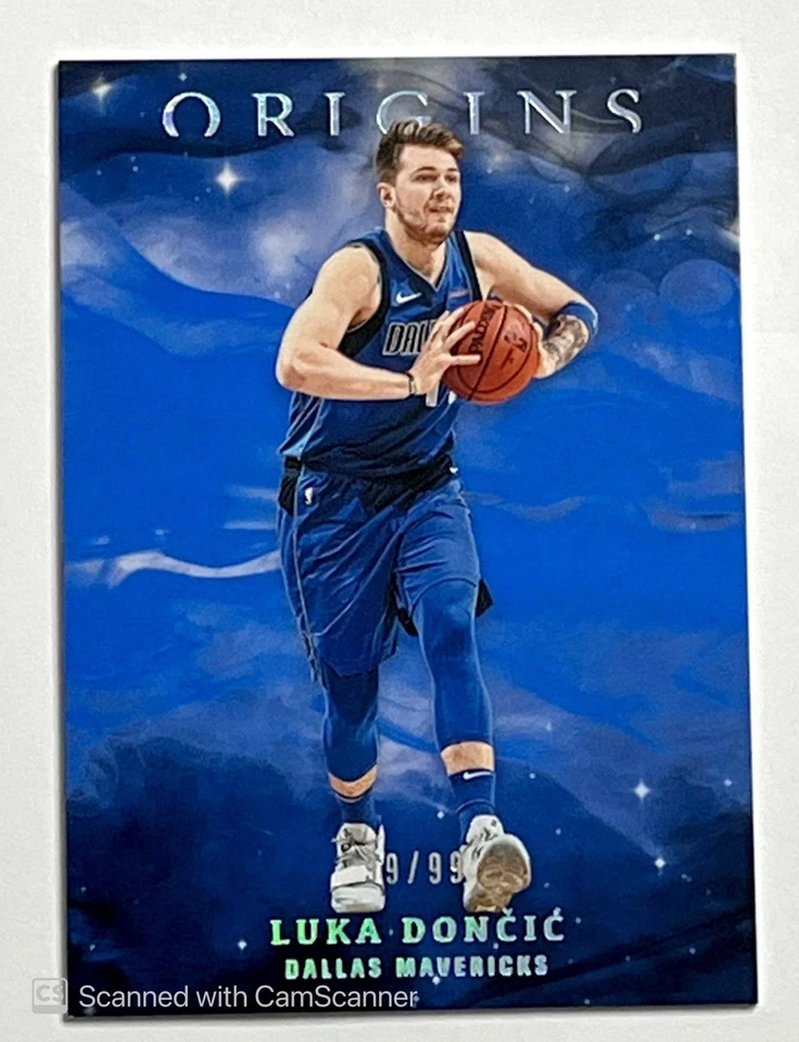 2019-20 Panini Origins Blue #55 Luka Doncic 99/99 Mavericks Lakers - Image 1 of 2