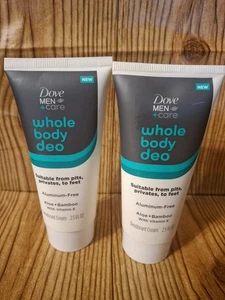 Dove Men + Care Ganzkörper-Deodorant-Creme aluminiumfrei 2,5 flüssige Unzen (2er-Pack) SKU#744 - Bild 1 von 3