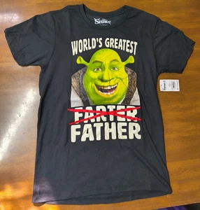 Mens Shrek Worlds Greatest Farter/Father T-Shirt Free Father's Day Gift Bag - Picture 1 of 2