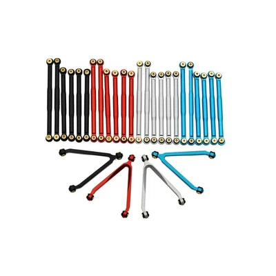 1/24 7Pack Aluminum Link Rod Set for Axial SCX24 AXI90081 RC Crawler Buggy Car c - Image 1 of 4