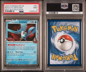 Team Rocket's Articuno 051/182 Sv10: Destined Rivals Holo (Promo Miglior Acquisto) PSA 9 - Foto 1 di 1