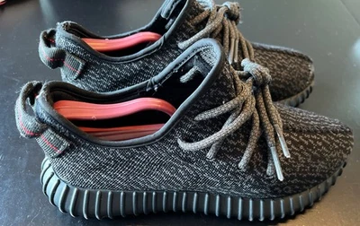 Men’s Adidas Yeezy 350 Boost Turtle Dove Pirate Black BB5350 BP-T Size 7 US - Image 1 of 4