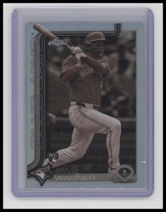 2025 Topps Chrome #137 Will Wagner Sepia Refractors Toronto Blue Jays - Picture 1 of 2
