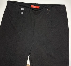 Pantalones de mujer Maze Collection grandes negros bootcut elásticos ponte tejido trabajo oficina - Imagen 1 de 7