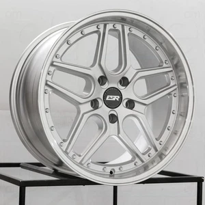One 18x9.5 ESR CS15 5x120 35 Hyper Silver Wheel Rim 72.56 - Picture 1 of 6