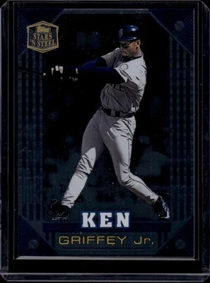 1998 Topps Stars N Steel #15 Ken Griffey Jr. Seattle Mariners Baseball Card - Image 1 of 2