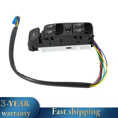 Interruptor ventana puerta delantera izquierda mercedes-benz c230 2003-2007 c240 2002-2005  Foto 1 de 4