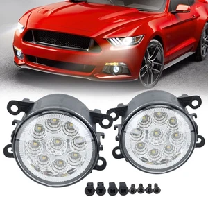 LED Bumper Fog Light Driving Lamp For Ford Mustang 2015-16 2017 Driver Passenger - Imagen 1 de 20