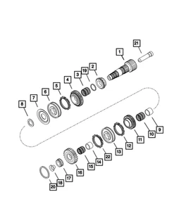 Genuine Mopar Synchronizer 68119637AA - Foto 1 di 1