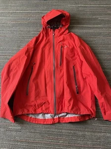 LL Bean Jacke Herren Extra Large Tall Lang Nylon Full Zip Taschen Kapuze XLT Rot - Bild 1 von 8
