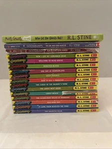 Goosebumps Books R.L. STINE - Lot of 16 Books - 1990s - 2000s Paperback - Used - Picture 1 of 16