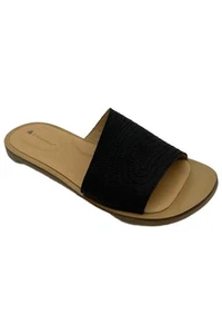 El Naturalista Women's N5190 Slide Sandal Black - Picture 1 of 3