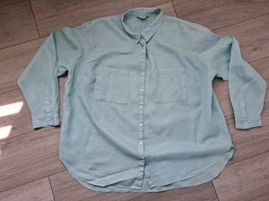 Boden Linen Shirt Size 22 UK Regular Baby Blue Mint condition - Picture 1 of 6