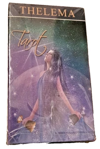 Baraja de cartas del tarot Thelema 78 cartas obra de arte por Renata Lechner nuevo conjunto de oráculo sellado - Imagen 1 de 6