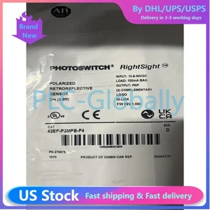 Sensor retrorreflector polarizado Allen Bradley 42EF-P2MPB-F4 NUEVO EE. UU. Impuestos gratuitos - Imagen 1 de 5