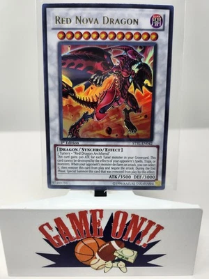 YuGiOh Red Nova Dragon STBL-EN042 Ultra Rare 1st Edition NM - Image 1 of 2