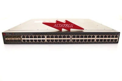 Interruptor Brocade ICX6610-48P-PE 48 puertos 1G PoE+ con 1 fuente de alimentación y ventiladores -con espacios en blanco Foto 1 de 4