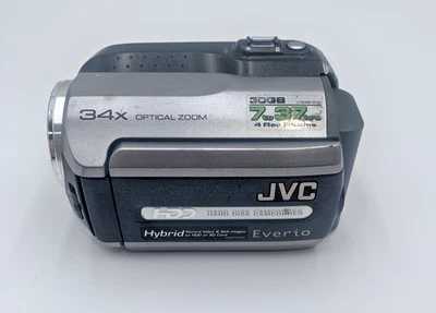 JVC GZ-MG130U Everio Hybrid Record Videos & Still Images HDD Or SD 34x Optical C - Image 1 of 4