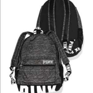 FLAW New Victoria's Secret VS PINK Campus Backpack Marl Gray Grey Logo NIP - Picture 1 of 4
