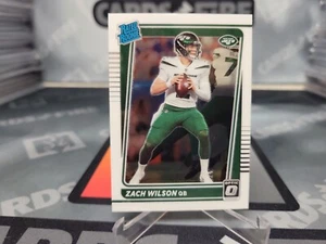 2021 Donruss Optic Zach Wilson Rated Rookie RC #202 Jets - Picture 1 of 2