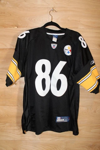 Reebok Authentic Pittsburgh Steelers Hines Ward #86 NFL Football Jersey Size 48 Cover