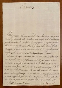 Lettera firmata da Filippo Doria Sforza Visconti - Imagen 1 de 2
