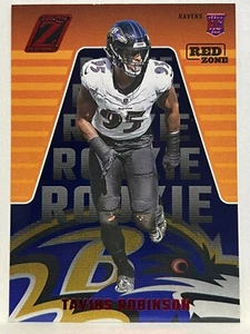 2023 Panini Zenith - Tavius Robinson Red Zone RC - Baltimore Ravens - Picture 1 of 2