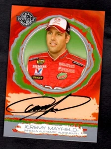 2006 WHEELS AUTHENTIC AUTOGRAPHS JEREMY MAYFIELD - Picture 1 of 2