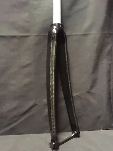 New AfterMarket 1 1/8th Tapered Carbon Fiber Fork Black fits: Throne sku leader - Picture 1 of 12
