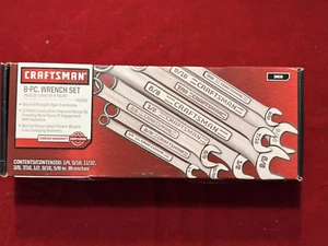 Craftsman 8-Pc Wrench Set 1/4, 5/16, 11/32, 3/8, 7/16, 1/2, 9/16, 5/8 inch - Picture 1 of 4