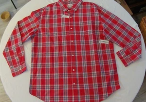 Old Navy Langarm The Classic Hemd Herren XXL Tall/Slim Fit 2XL rot kariert - Bild 1 von 8