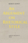Marie Lund An Argument on Rhetorical Style (Paperback) (UK IMPORT)