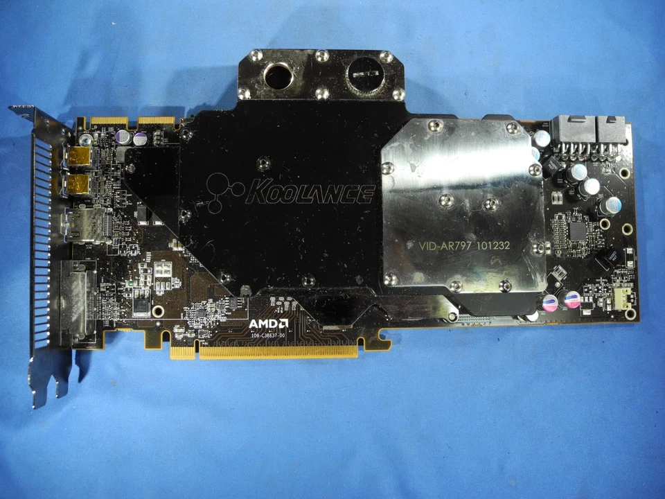 AMD Radeon HD 7970 3GB GDDR5 Graphics Card W/ Koolance Water Cooling Block! - Image 1 of 4