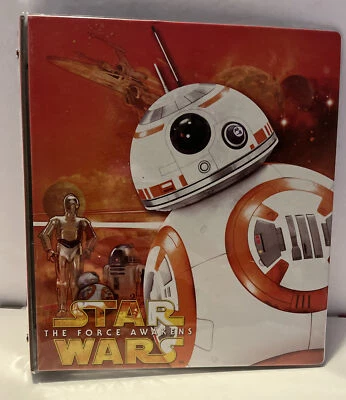 School Binder BB-8 Star Wars Astromech Droid 10"x11.3"  Pocket 3 Ring 1" Wrap - Image 1 of 4